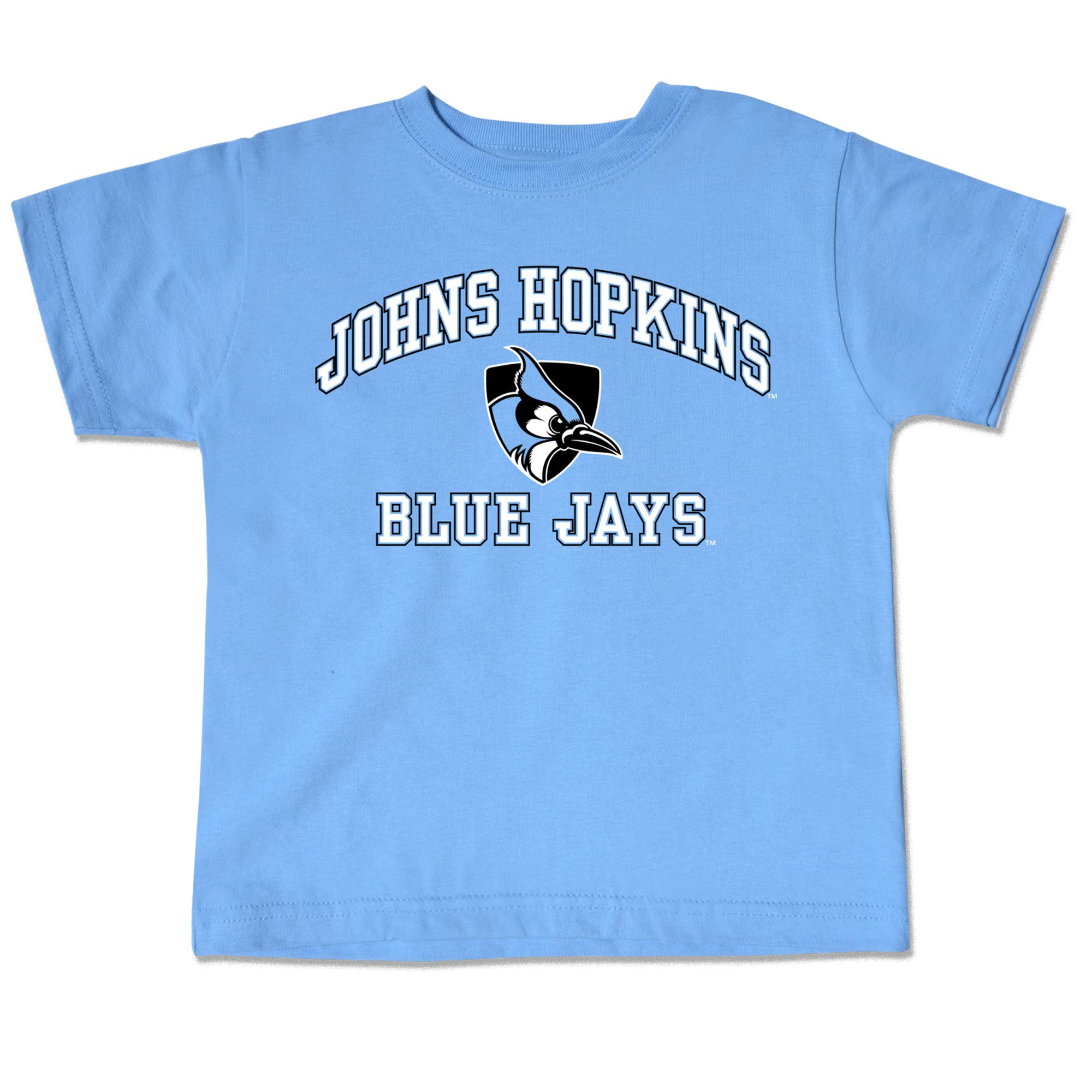 Johns Hopkins Blue Jays Kids Short Sleeve Tee | Infant | Toddler | Youth | NCAA (Large (14/16))