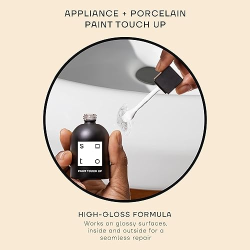 Miniatura 4 de soto Juego de 3 retoques de pintura, electrodomésticos + porcelana, acabado brillante (beiges), porcelana esmaltada beige + reparación de bañera