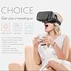 3D VR Virtual Reality Headset, Headworn VR Glasses Goggles for Mobile Phone Video Games, Universal Soft Comfortable VR Glasses Viewer for OS Android 360 Degree