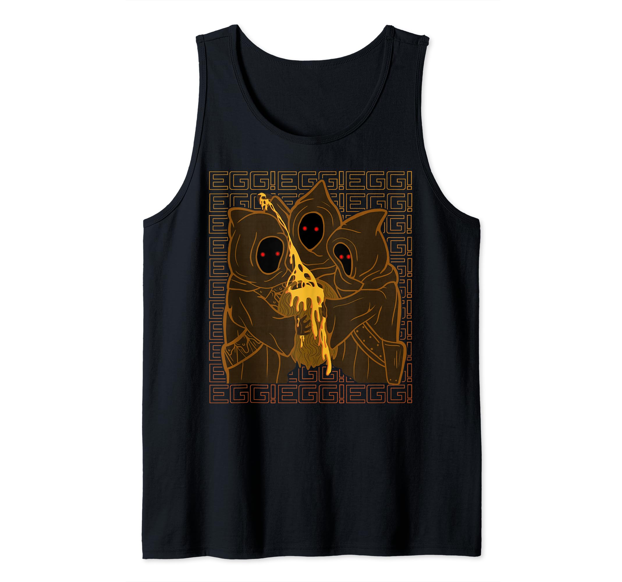 Star Wars The Mandalorian Jawa Egg Portrait Tank Top, Black