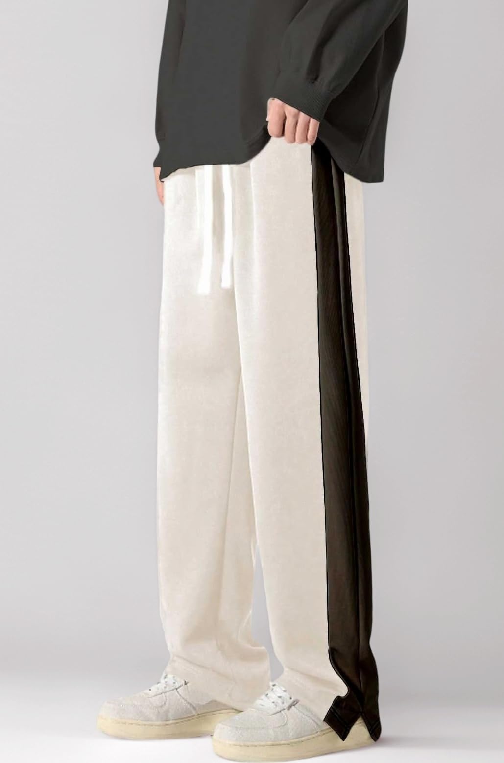 - Men’s Baggy Track Pants | Oversized Loose Fit Joggers for Men | Comfortable Streetwear & Gym Wear Lower | Casual Stylish Track Pant