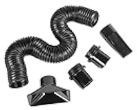 WEN 2.5-Inch by 36-Inch Flexible and Sculptable Dust Hose Kit with Couplers and Adapters