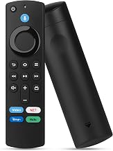 Replacement Firestick Remote for All Fire Series（Stick 4K, 4K Max, Lite, HD）, 3rd Gen Smart TV, TV Cube(1st, 2nd, 3rd) & Stick(2nd, 3rd) with Fire Search