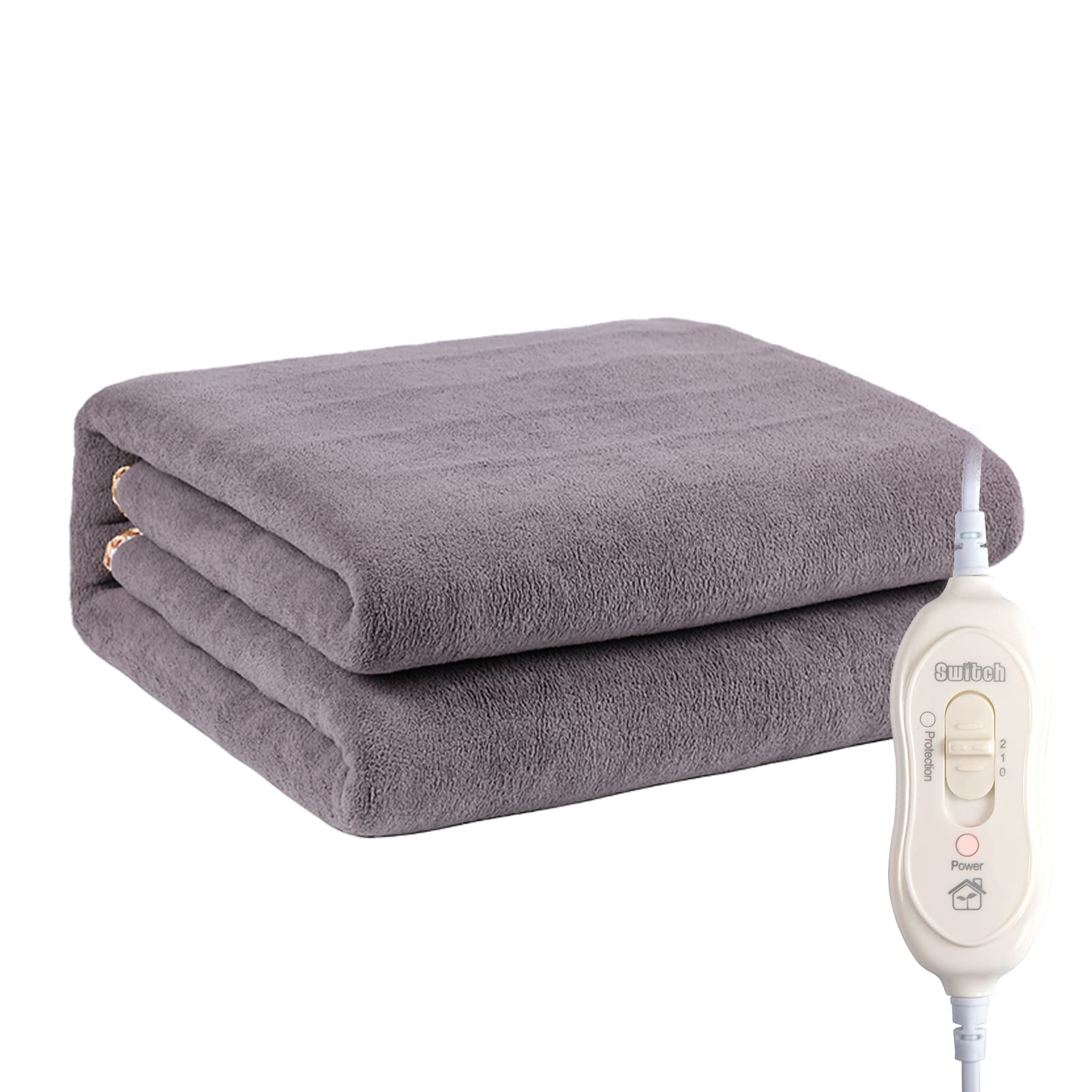 Electric blankets Electric Heated Blanket Heating Pad Warm Fleece Fabric  Blanket Fast Heating Winter Body Warmer Cozy Mattress Cover 180x130cm with