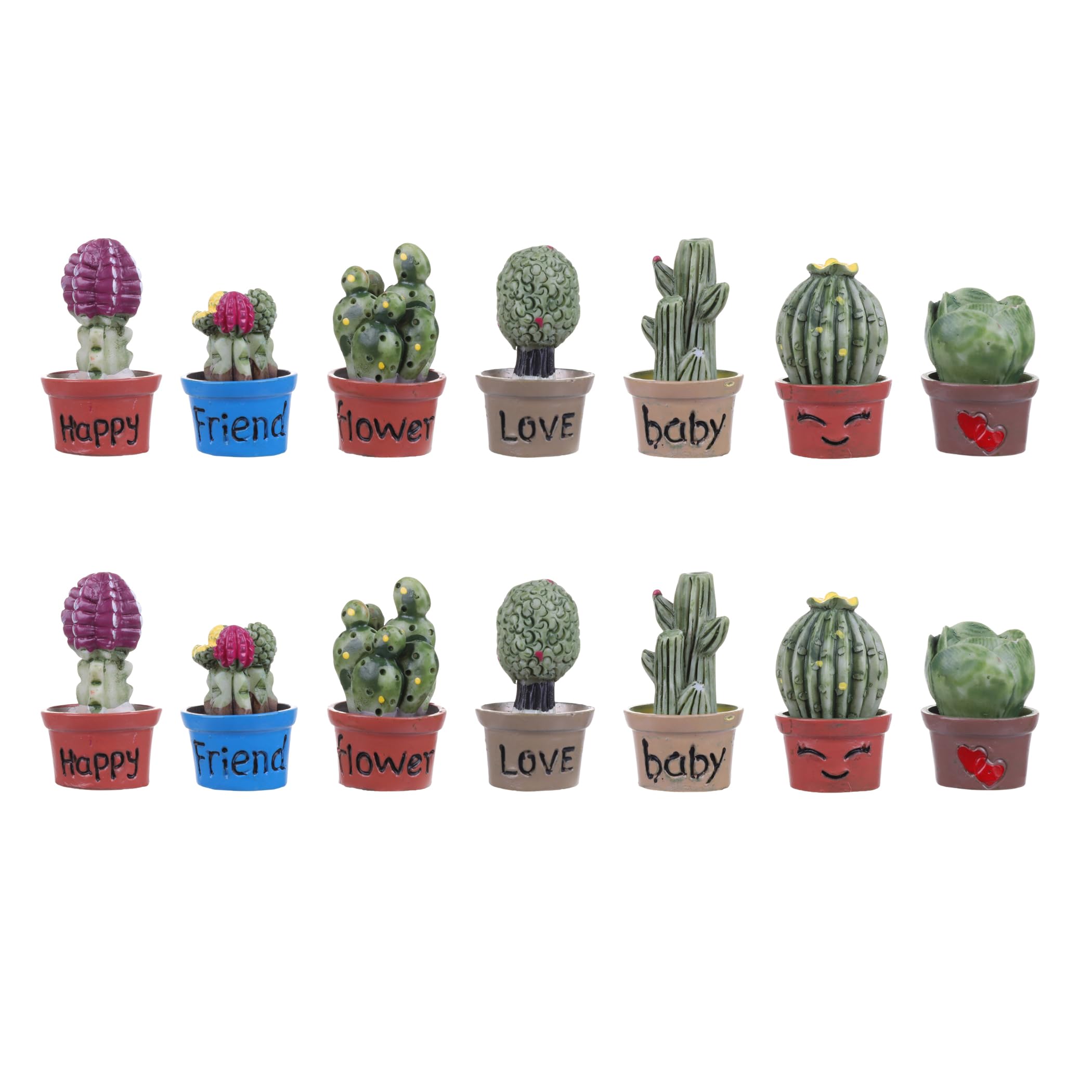 Vagocom 14Pcs Miniature Fake Plant in Pots Set, Artificial Mini Fake Plants Decor for Office Desk Accessories,Bedroom,Bathroom,Bookshelf and Bedside Decoration,1~1.3inch / 2.5~3.4cm