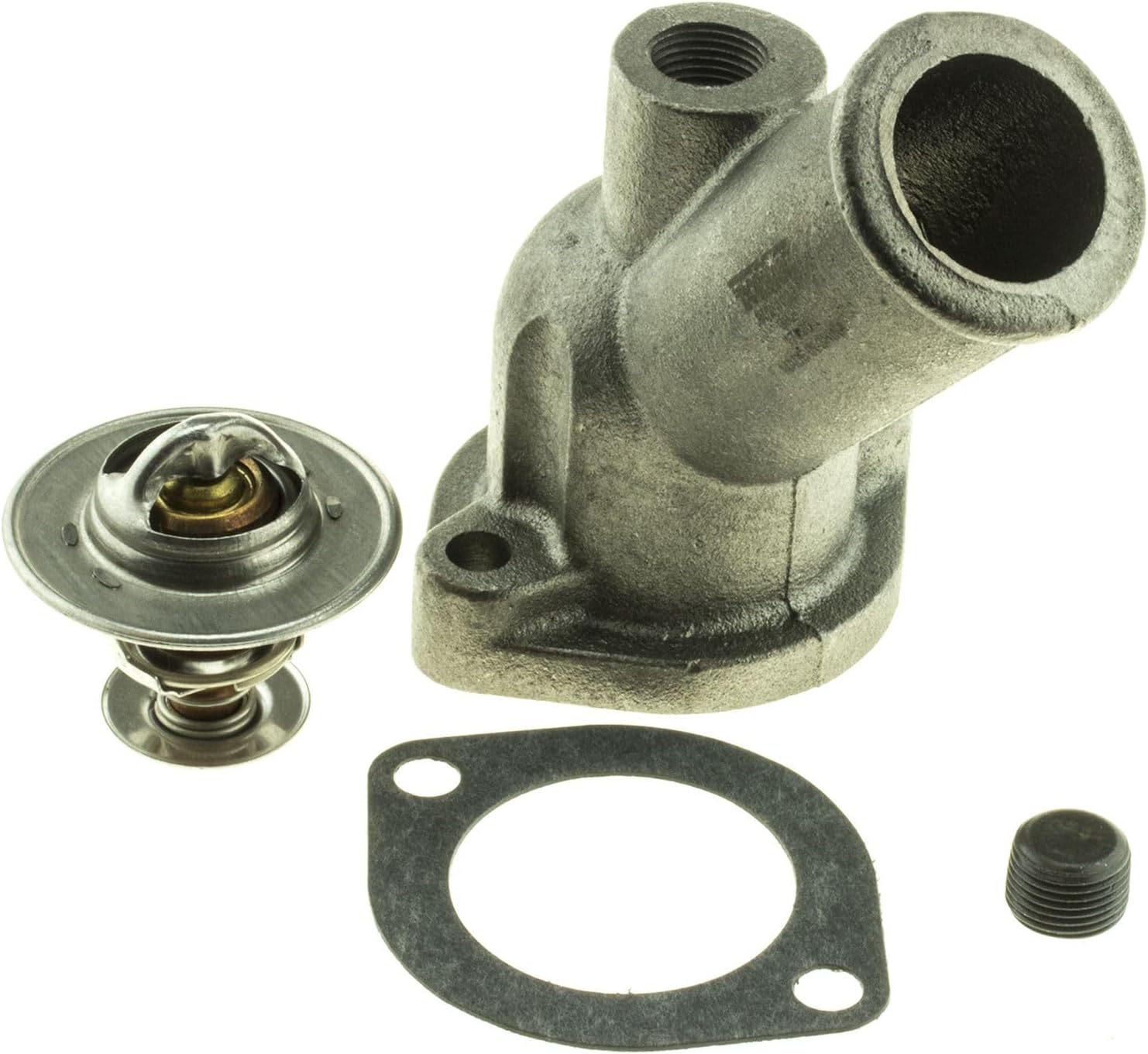 MotoRad 4876KT Thermostat Kit - Ford F-150 (77-79) F-250 (77-79) F-100 (77-79) Bronco (78-79) F-350 (77-79) Ranchero (74-78) Thunderbird (77-78) LTD (77-78), Lincoln Mark V (77-79) Continental (77-79)