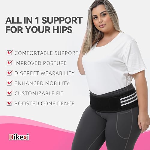 Miniatura 3 de Sacroiliac SI - Cinturón de cadera para mujeres y hombres, alivia la ciática, pélvica, espalda, soporte de espalda baja, cinturón de apoyo pélvico,