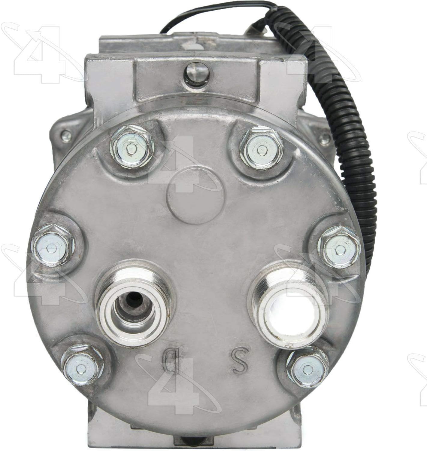 Front view of A/C Compressor