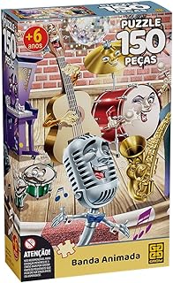 Quebra-Cabeça Banda Animada 150 peças, Multicor
