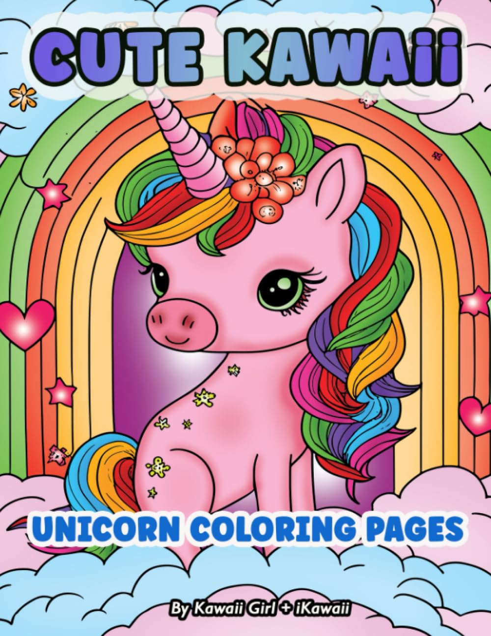 Independently published Cute Kawaii Unicorn Coloring Pages