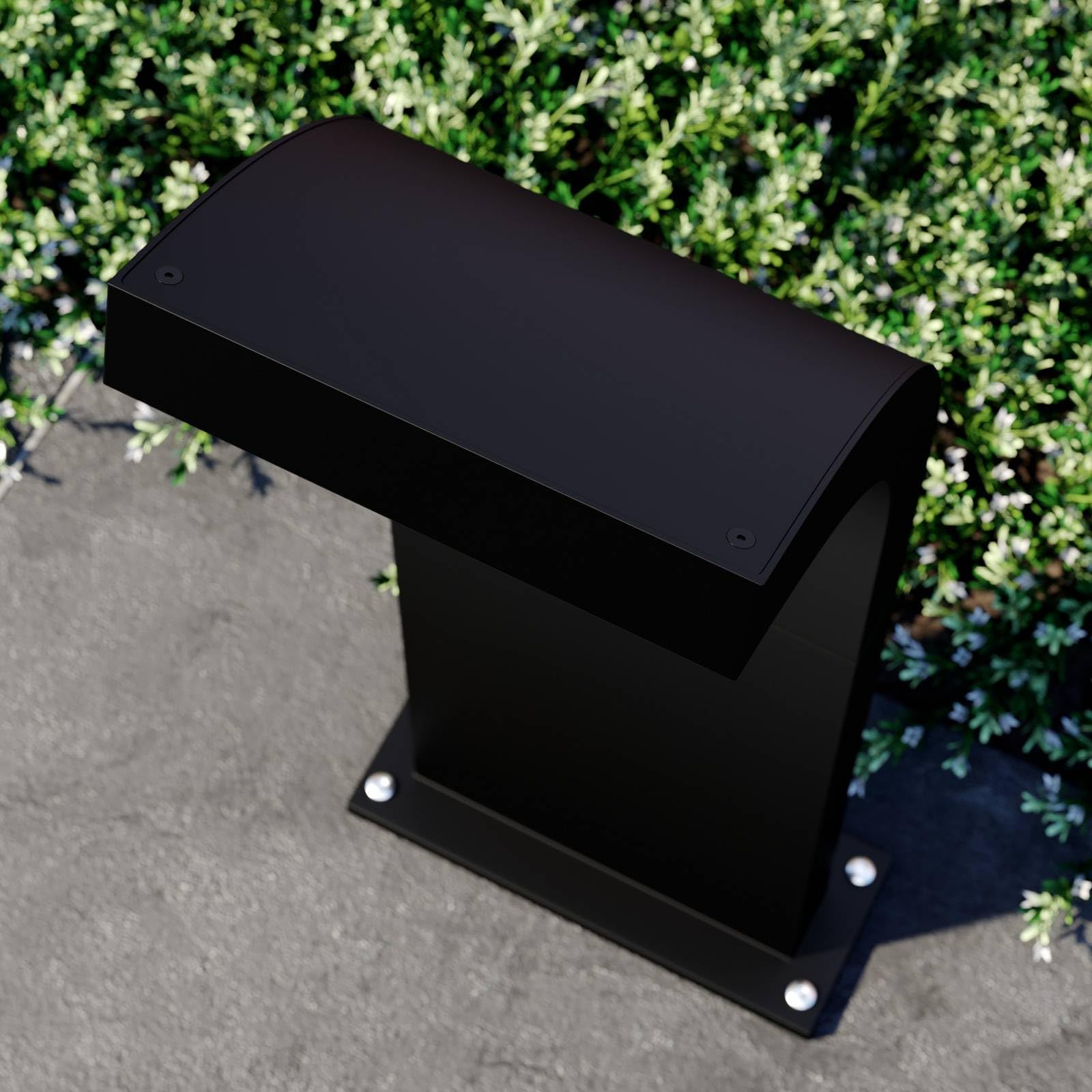 Arcchio Lampada LED da esterni (Moderno) colore Nero, in Alluminio lampadina inclusa lampioncino paletto luminoso lampada viale lampione