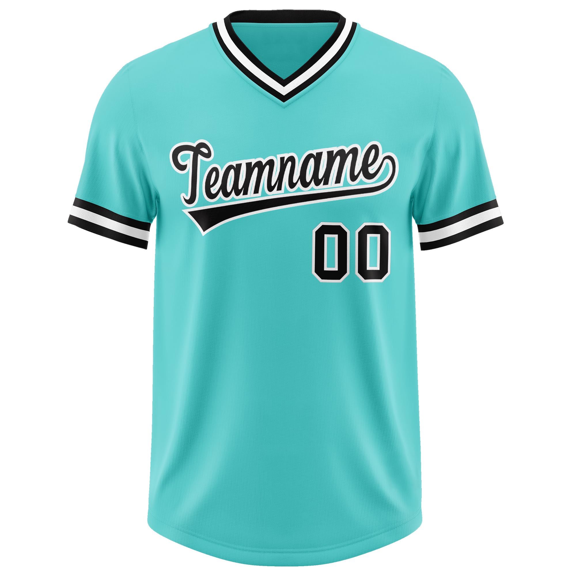 KXK Custom V-Neck Baseball Jersey Pullover Sports Shirt - softball | Mubboo