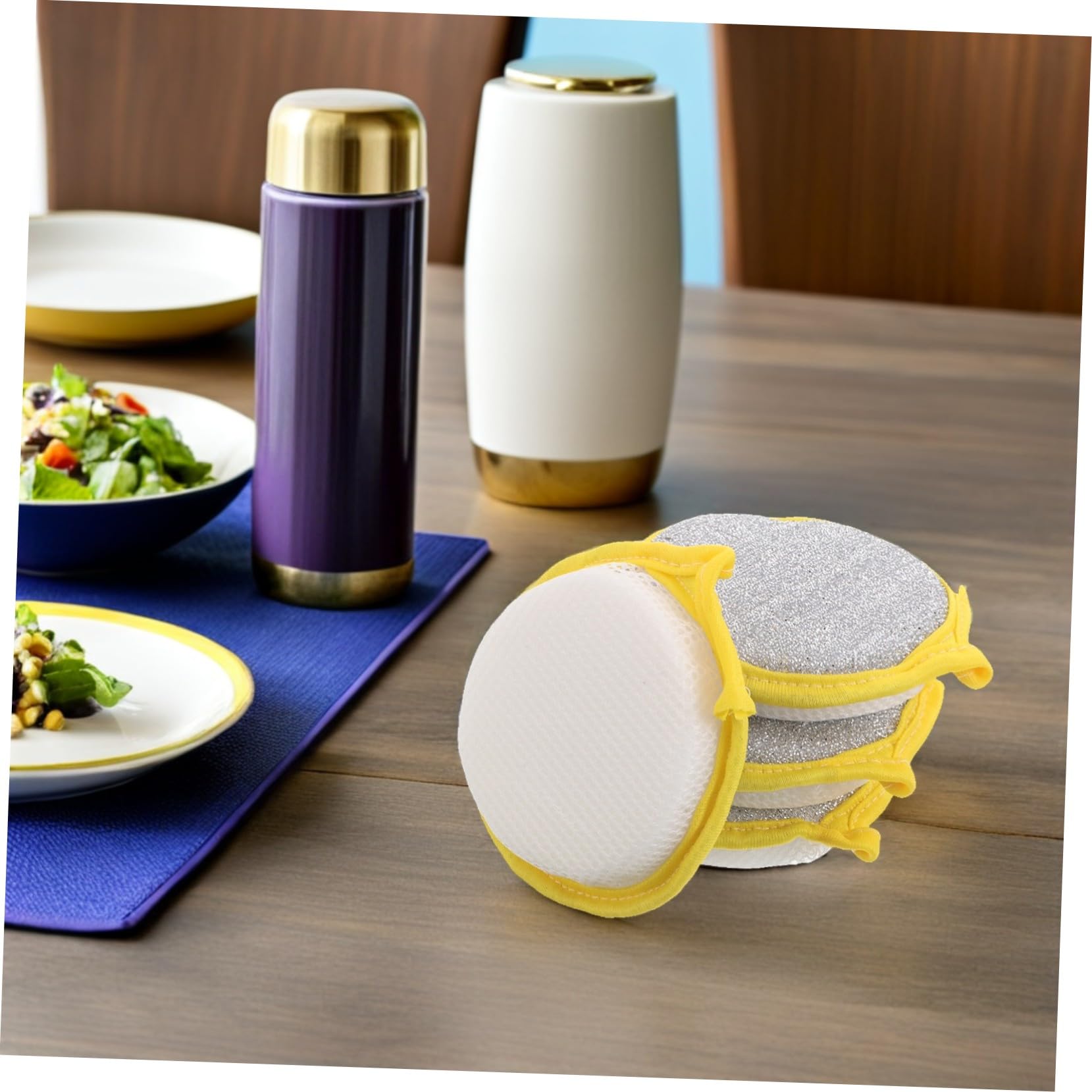 Esponjas de Cocina de Doble Cara para Lavar Platos, 50 Piezas