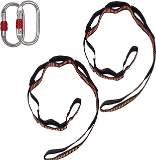 Aum Active Aerial Silks Fabric 4.5x3 Yards, for Aerial Yoga Hammock, Antigravity Yoga Trapeze, Inversion Pilates, Sensory Swing - for Ceiling Height Upto 10ft (Set of 2 Carabiners & 2 Daisy Chains)