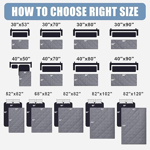 Miniatura 6 de Smiry - Cobija protectora, impermeable, reversible, lavable y suave para sofás, muebles y camas para mascotas, cachorros, gatos y niños (de 30 x 70