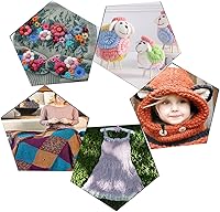 Vista 5 de Mdoker Agujas de tejer de aluminio de 13.8 pulgadas, aguja de tejer para suéter de metal recto de un solo punto de color para proyectos de tejer