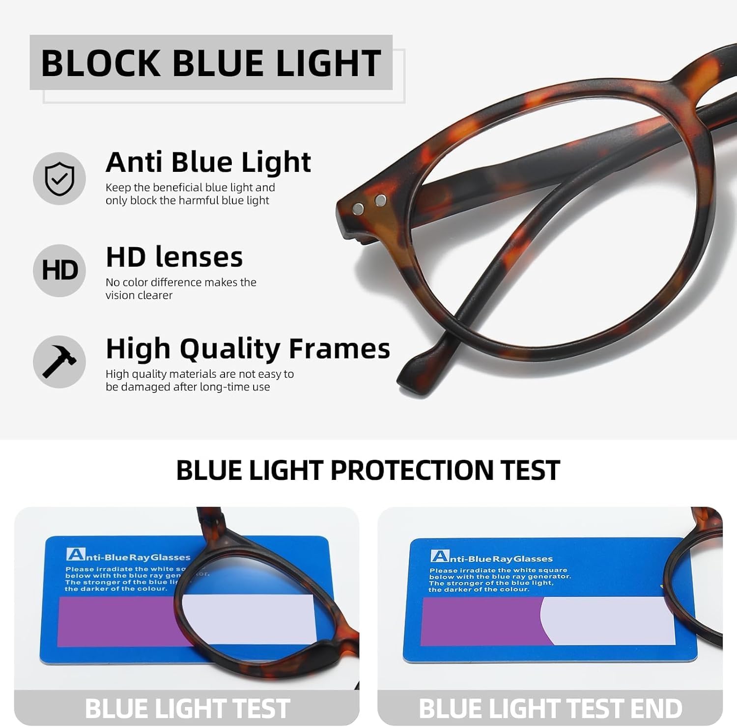 JOLLYNOVA HD7 Reading Glasses Single Vision Progressive Multifocal Options Blue Light Filtering Readers