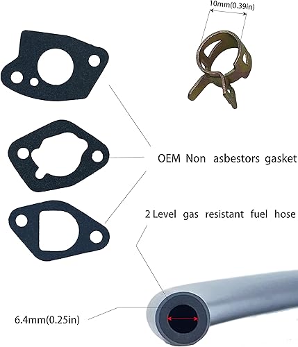 Miniatura 5 de YAMAKATO Carburador Huayi 751-10765 951-10765 para MTD Troy Bilt Cub Cadet Yard Man Husky