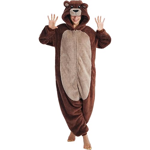 Beauty Shine Unisex Adult Onesie One Piece Pajamas Cosplay Cartoon Costume Halloween Christmas Sleepwear Jumpsuit Homewear
