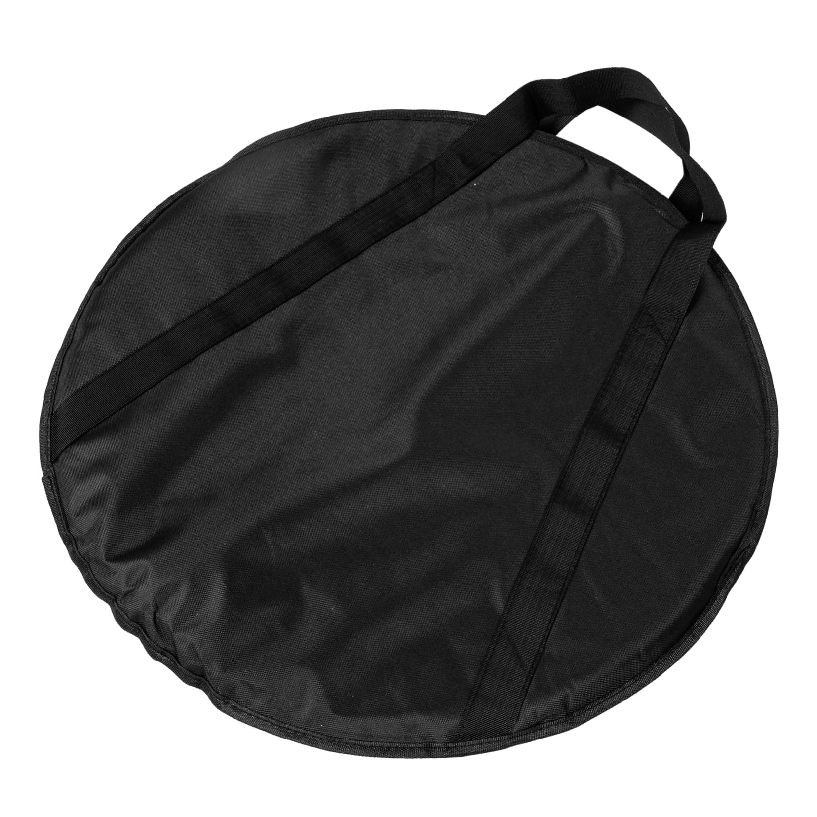 VANZACK Dumb Drum Pad Carrying Bag Cymbal Pouch with Thick Padding Durable for Outdoor Use Convenient Percussion Instrument Storage Black