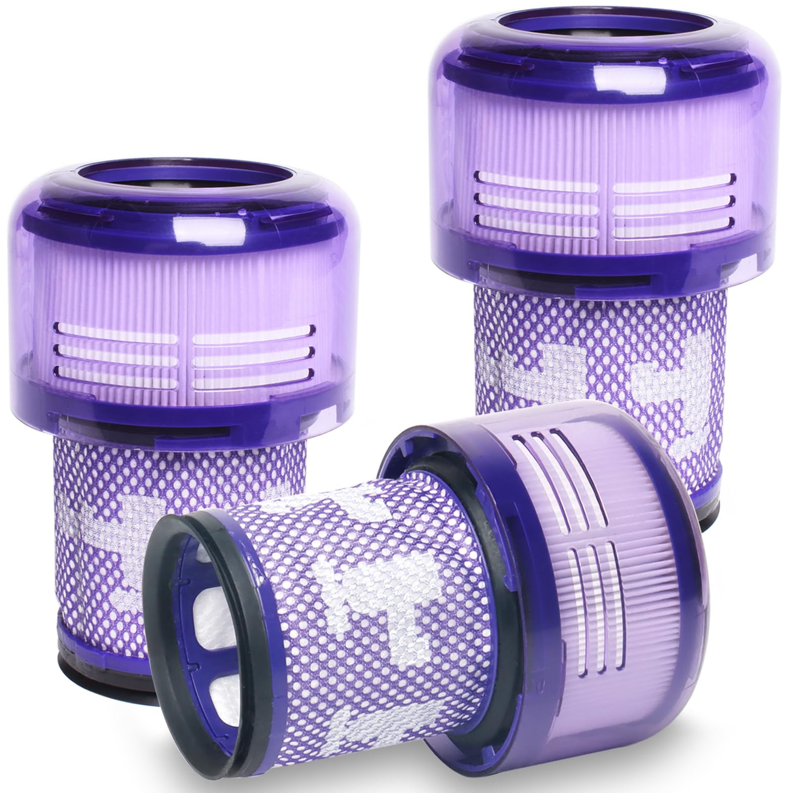 Replacement Filter for Dyson V15 Detect V15s Detect V11 Torque Drive V11 Animal V11 Complete V11 Extra Cordless Vacuum # 970013-02 (3 Pack)
