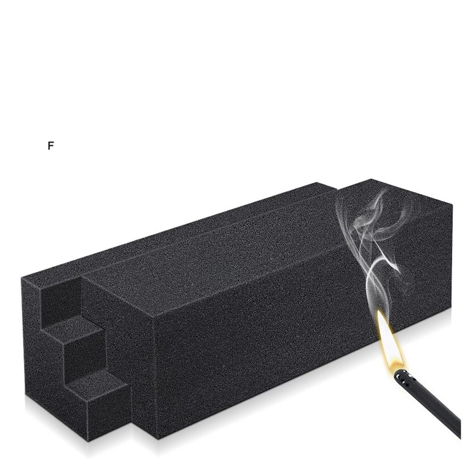 Pannelli in Schiuma Acustica Pannelli fonoassorbenti in schiuma fonoisolante 12" x 3" in fonoassorbente, confezione da 24/48(48 Pack)