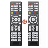 2 PCS Universal TV Remote Control with Light-Up-Button Compatible with LG&comma; Samsung&comma; Philips&comma; Panasonic&comma; Sharp TCL&comma; Vizio&comma; Sony&comma; Sanyo&comma; Toshiba&comma; Insignia&comma; Hisense&comma; JVC&comma; RCA Brands LCD LED 3D TV Remote