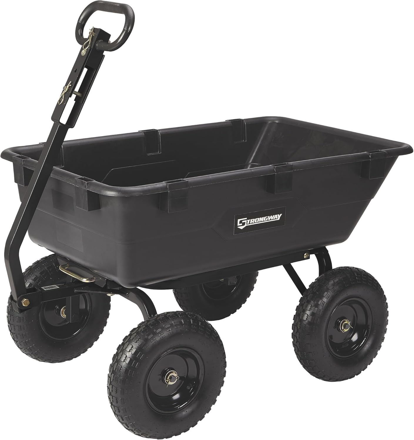 Strongway Poly Garden Wagon - 1200-Lb. Capacity, 44in.L x 26in.W