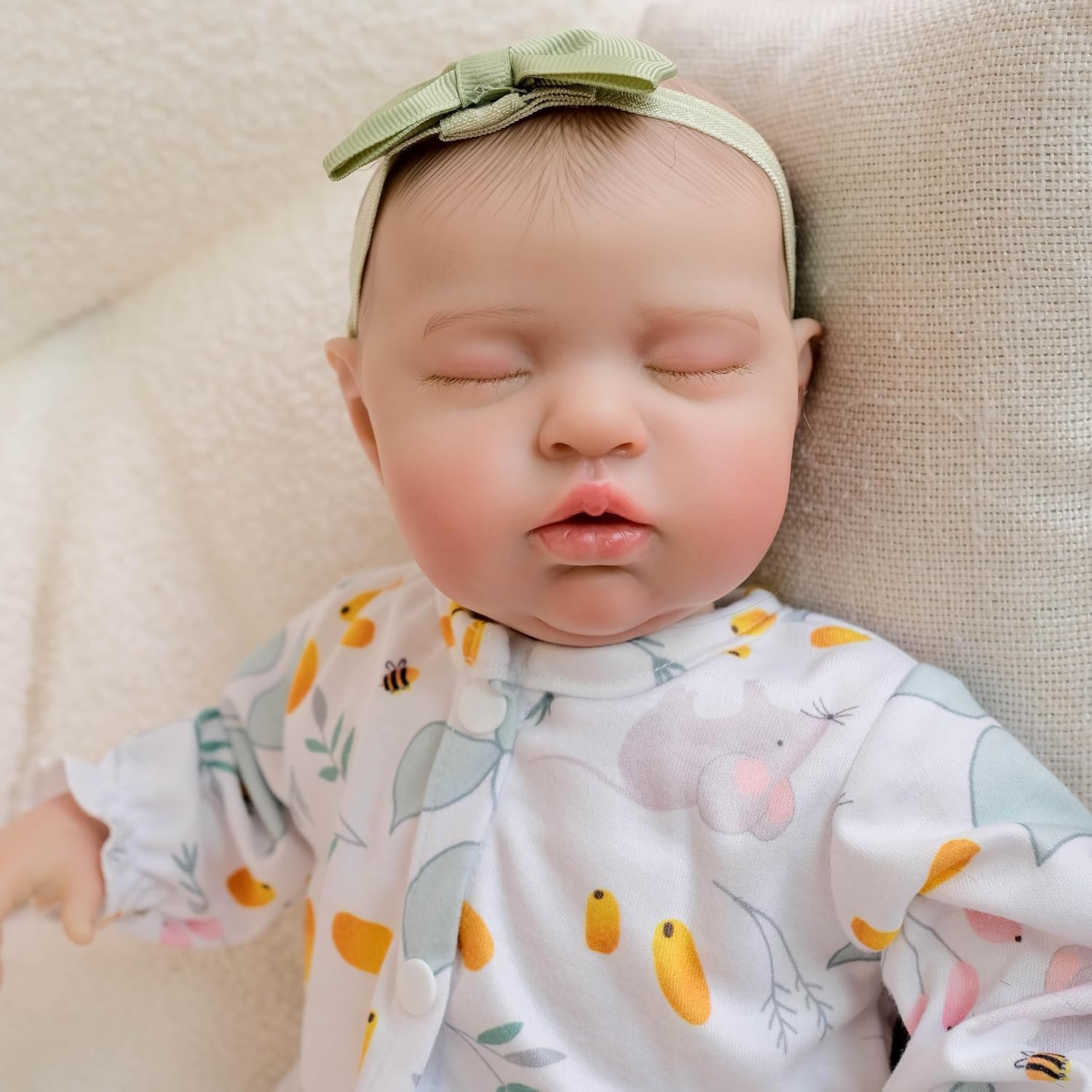 48 cm prawdziwe życie Reborn Baby Dolls Pełne winylowe kończyny tkanina ciało realistyczne lalki Reborn Babe Realistyczne lalki noworodka, które wyglądają jak prawdziwe zabawki dla niemowląt
