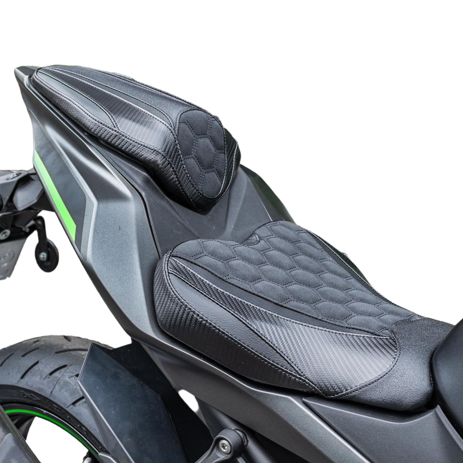 Amazon | オートバイレザーフロントドライバーリア助手席シート