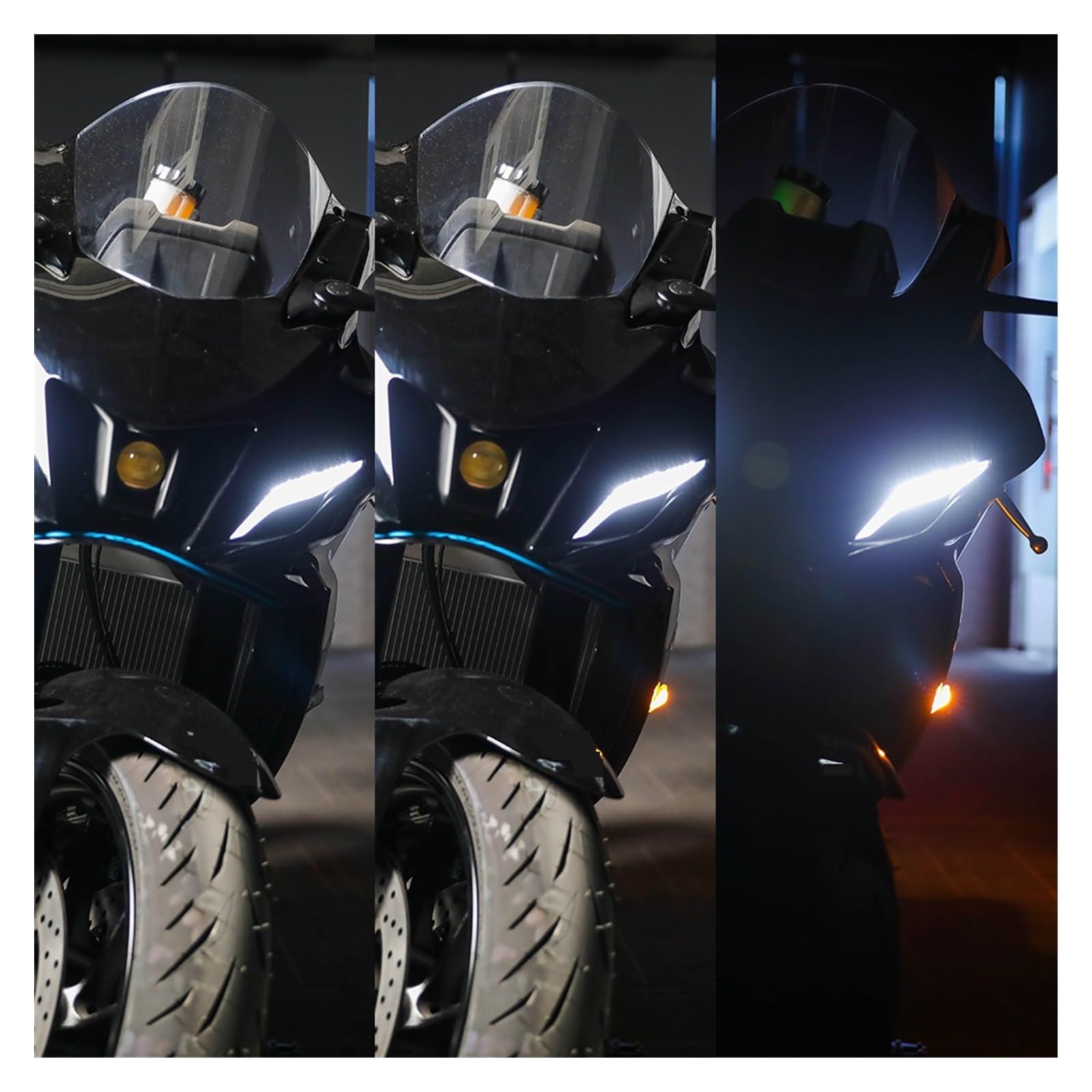 Kit 2 Indicatori Di Direzione A LED Posteriori Per Yamaha YZF R6/R1/R1M/T-MAX 530 – Impermeabili, Compatti E Luminosi, Per Modelli 2015-2023