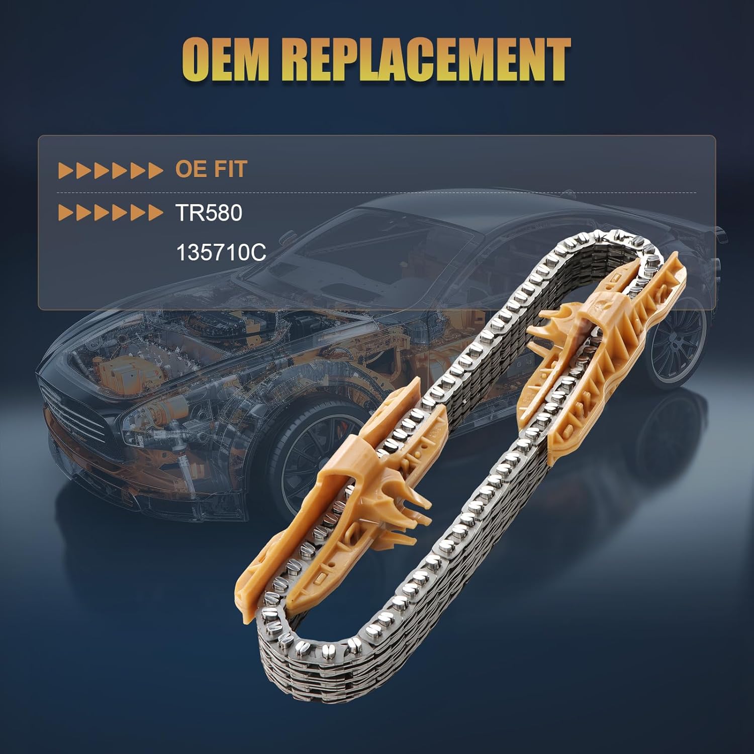 TR580 CVT Automatic Transmission Chain Belt Fit for Subaru Forester Impreza Outback XV XV Crosstrek Replace OE TR580