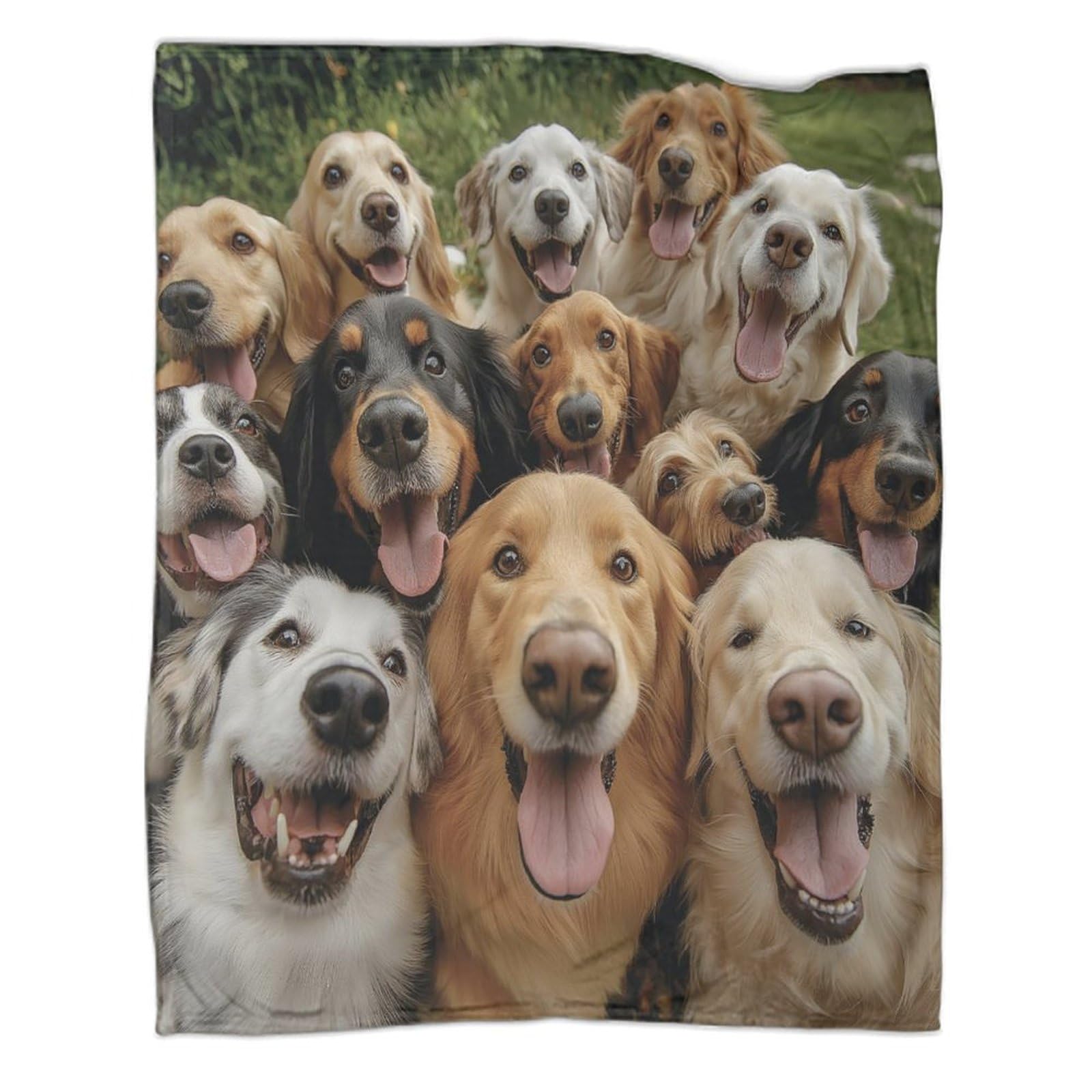 Couverture polaire chien en flanelle peluche de qualité supérieure 150x200
