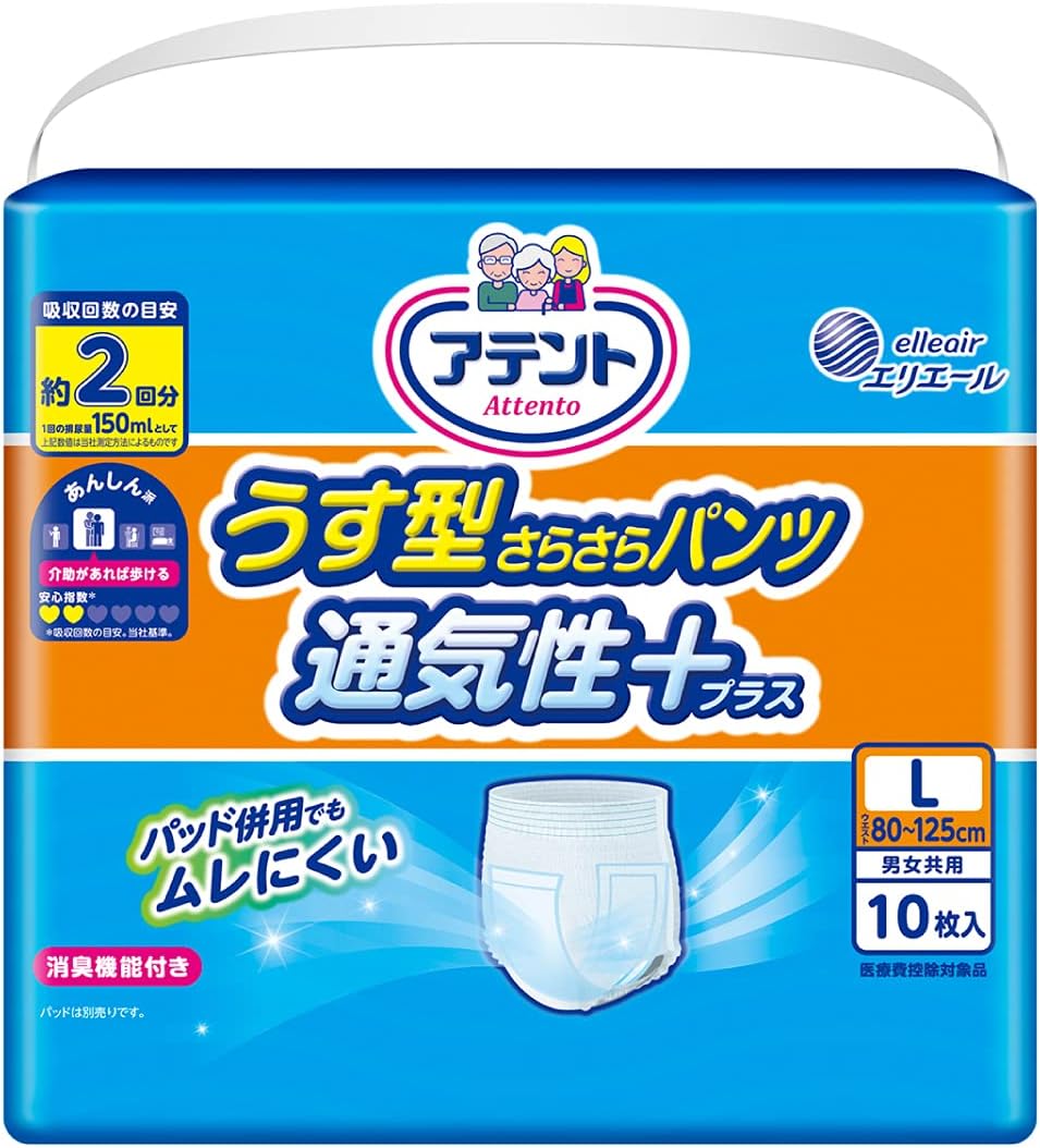 送料無料 L Ll １６枚 ２ うす型さらさらパンツ アテント