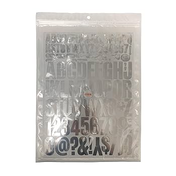 Amazon.co.jp: EDEN（エデン）シルバー アルファベット シール