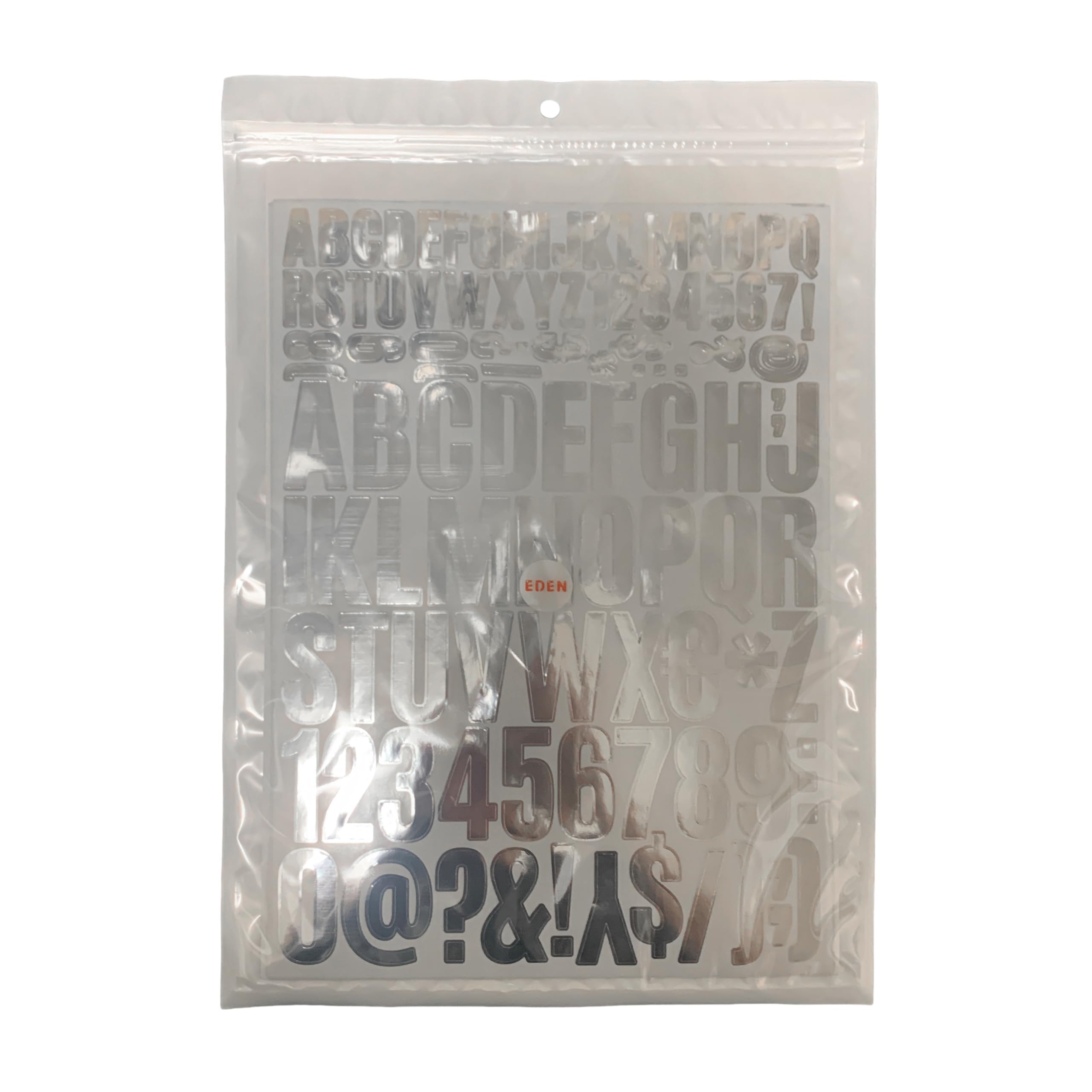 Amazon.co.jp: EDEN（エデン）シルバー アルファベット シール