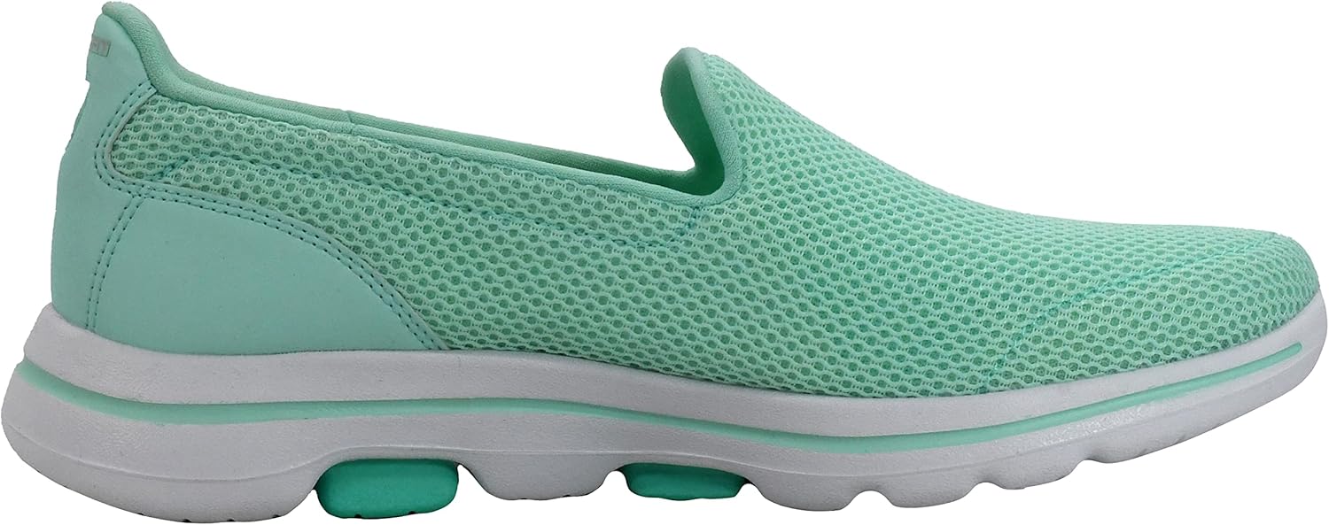Skechers Women's Go Walk 5 Sneaker 6 Mint