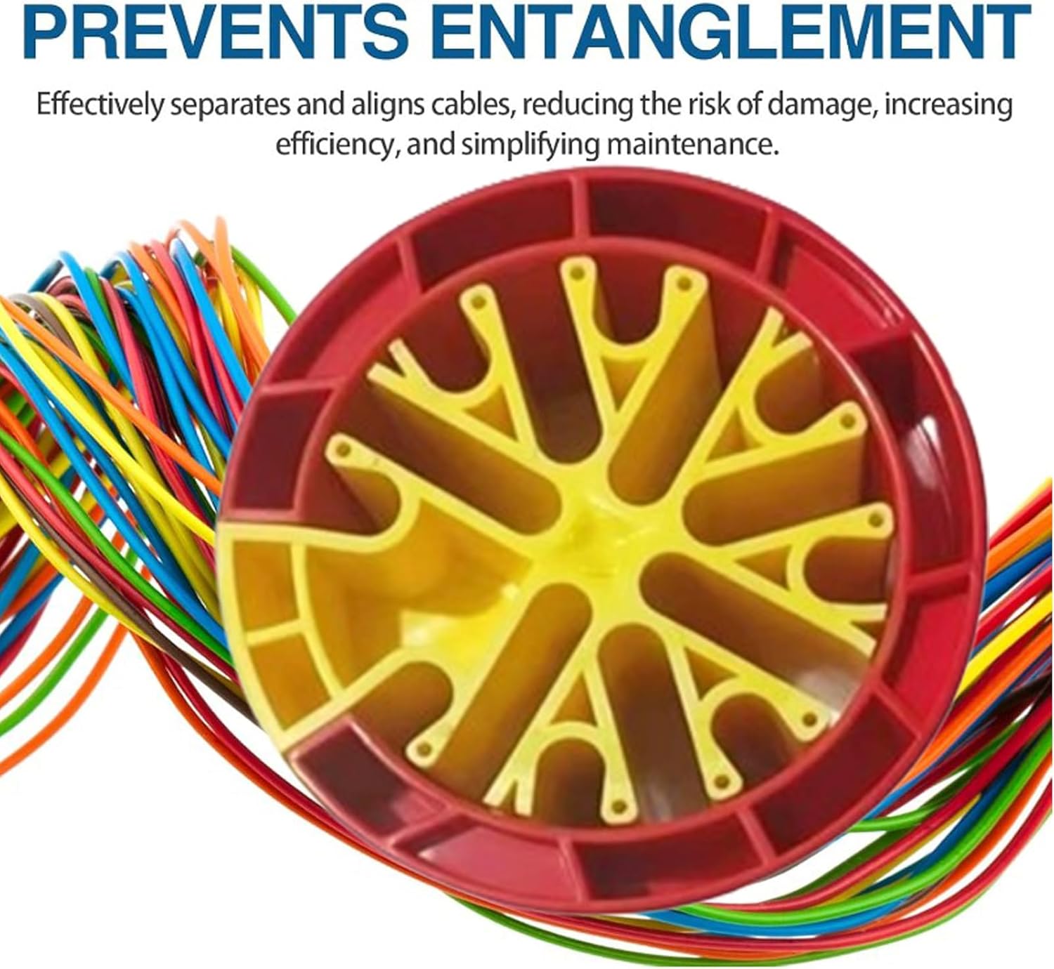 Cable Comb Cat5/Cat6 Data Wire Comb Cable Management Tool Data Cable Comb Wire Comb Network Organizer: Effortless Wire Detangling & Organizing with 5 Magic Zip Ties for Secure Fixing Two
