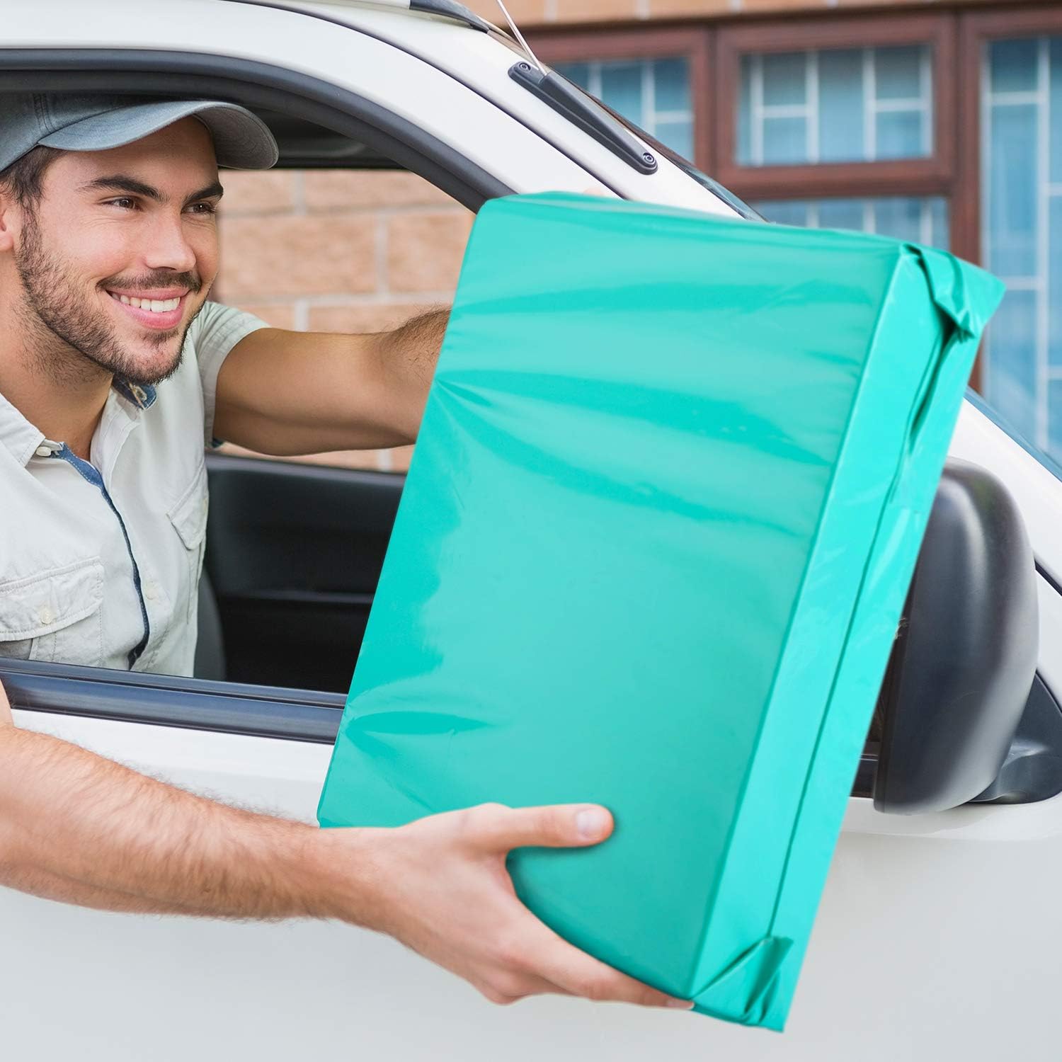 Metronic Poly Mailers 12x15.5 200 Pack Large Shipping Bags,Strong Adhesive Mailing Bags, Waterproof and Tear-Proof Multipurpose Envelopes for Clothing, Small Business,Postal Bags Teal - Image 6