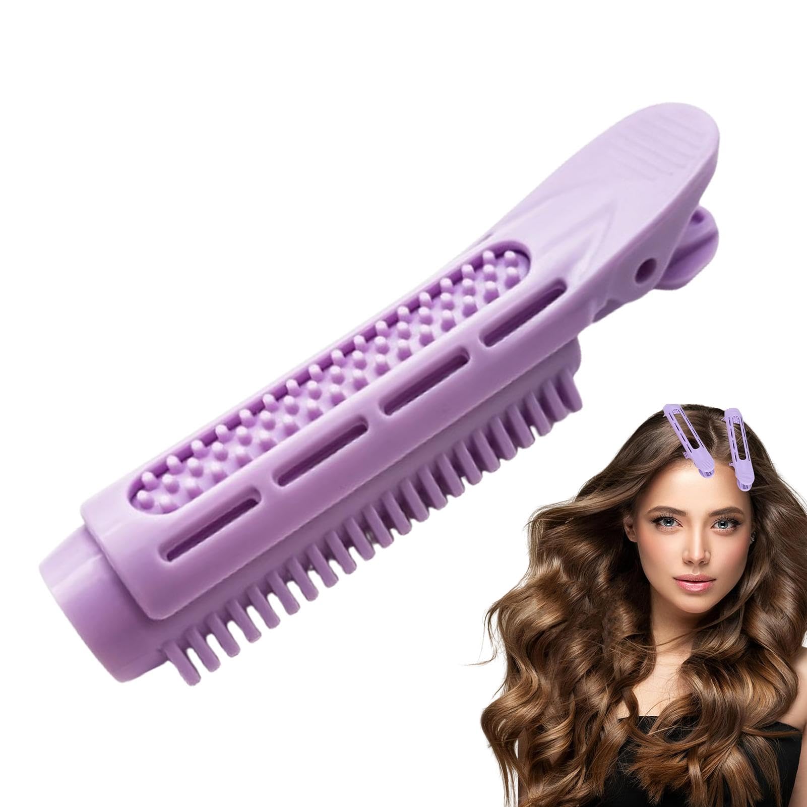 Lockenwickler Mit Clip – 4 Stück, Selbstgreifend Für Volumen & Locken An Den Haarwurzeln