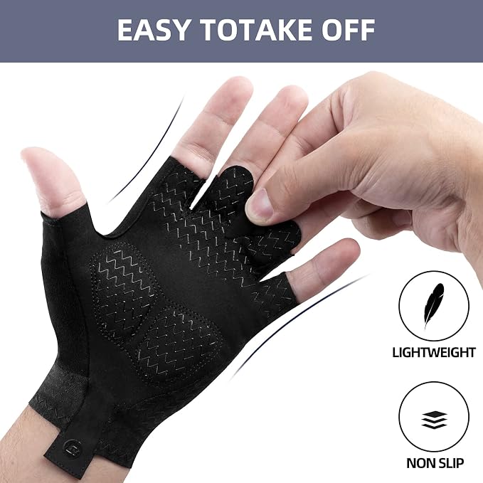Guantes de ciclismo ROCKBROS medio dedo para hombre y mujer miniatura 5