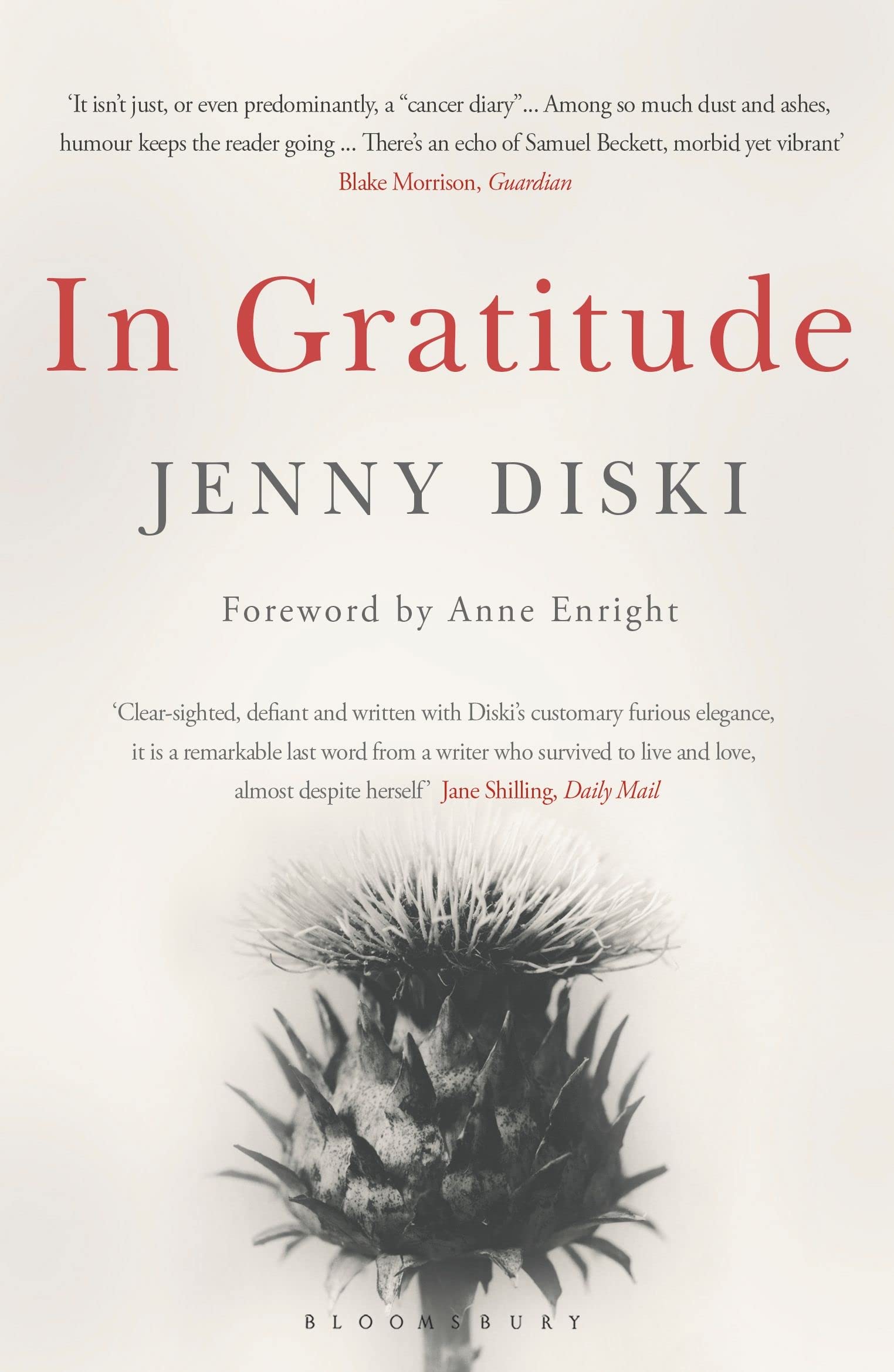 In Gratitude by Jenny Diski (Paperback Book)