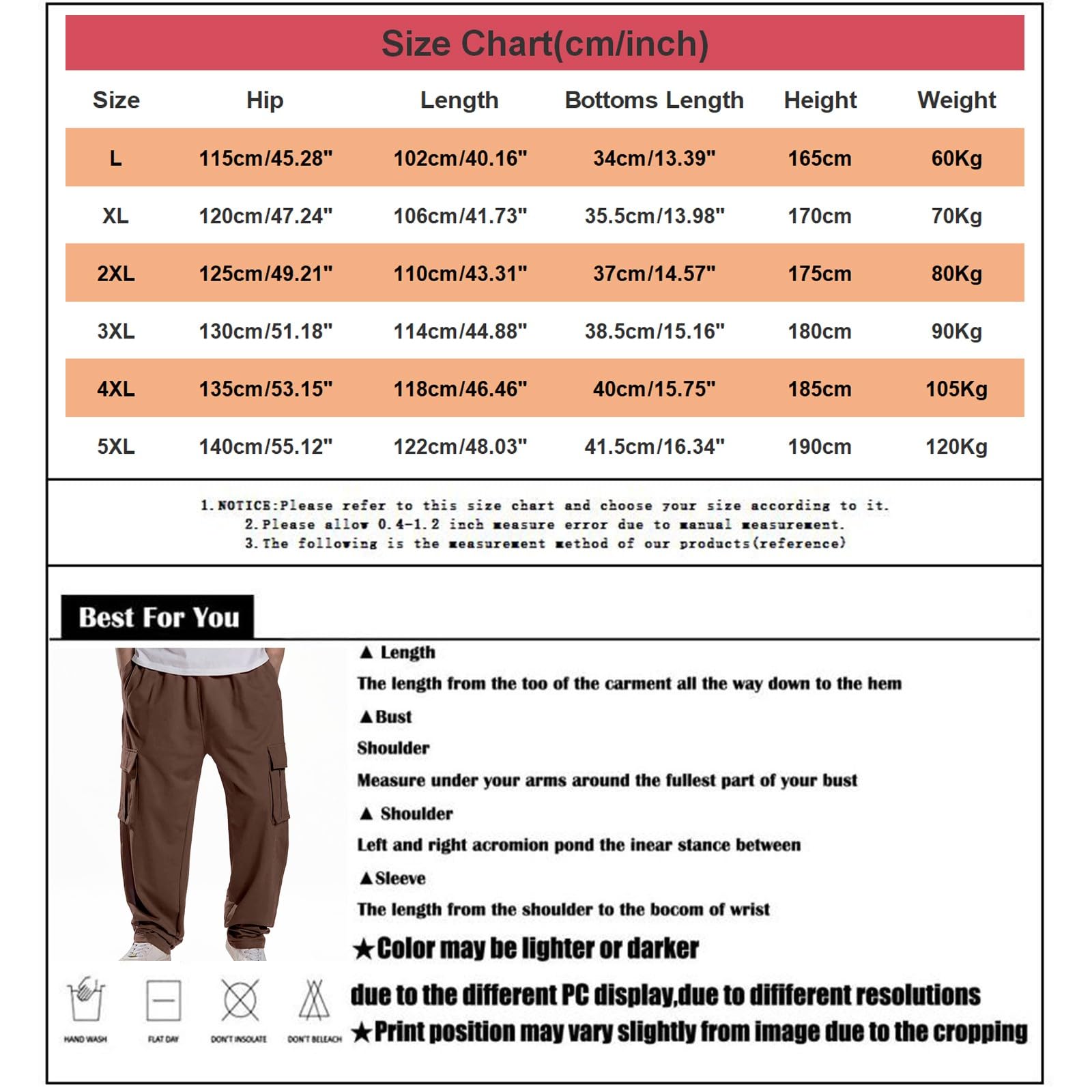 Jeans holgados elásticos ajustados para hombre