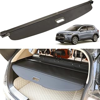 New Cargo Cover for Toyota Corolla Cross 2022 2023 2024 2025 Retractable Black Rear Trunk Shade Luggage Security Cover-Retractable Trunk Cover