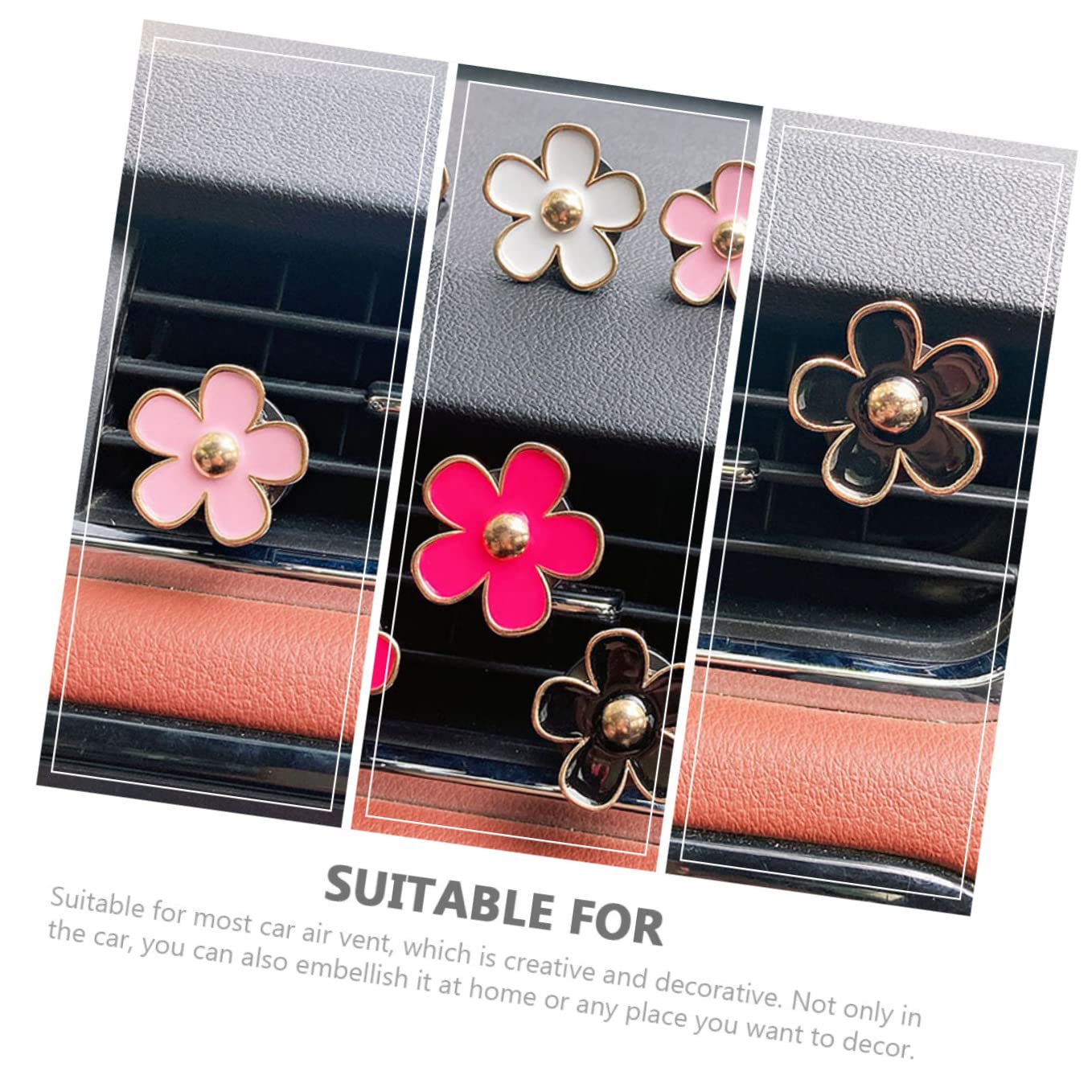 STOBOK 30stücke Blumen Auto Lüftungsclip Dekorative Luftclip Für Auto Duftdiffusor Und Innenraum-dekoration Installieren Für Und Büro