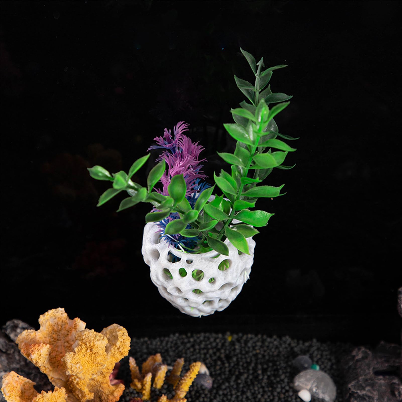 Rifugio Per Gamberetti Caverna per Betta e Pesci | Struttura Stabile con Design Unico per Decorazioni Acquatiche Guppy Ciclidi e Piante