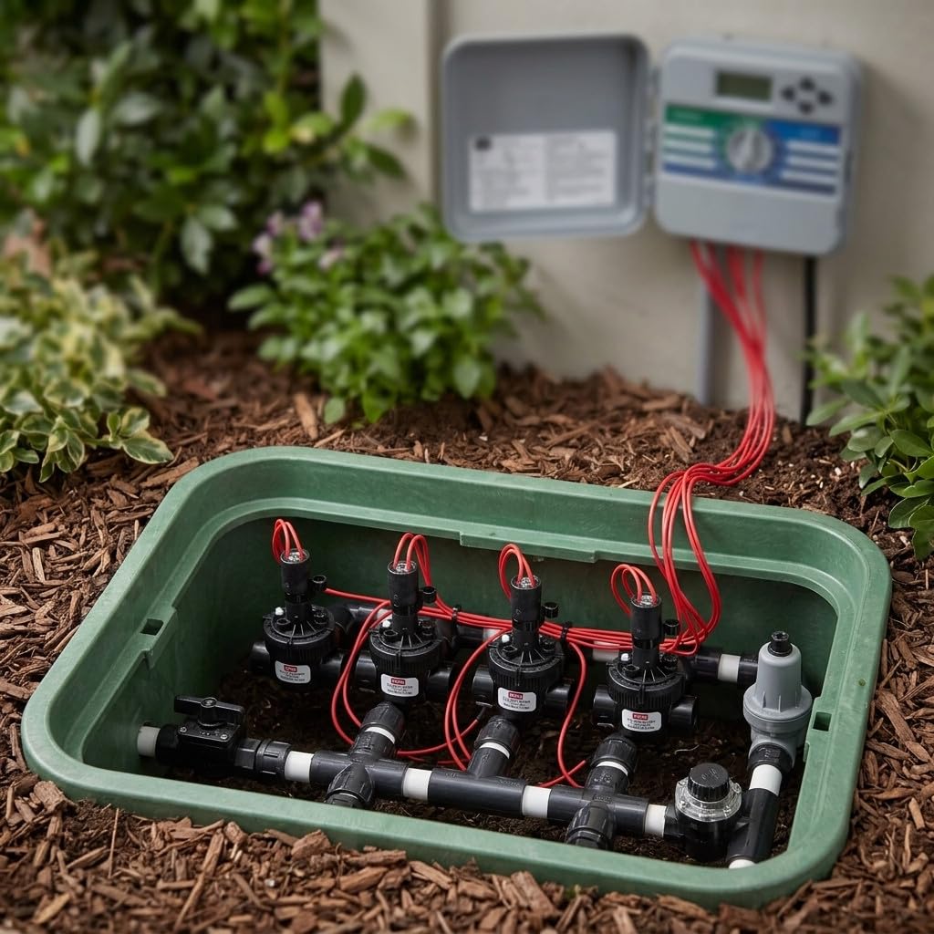 Suinga Pack 4 Electroválvulas de Riego 3/4" ExFlo | Electroválvula de Jardín 24V | Válvula Compatible con Programadores Eléctricos | Control Preciso del Riego y Alto Rendimiento para Instalaciones