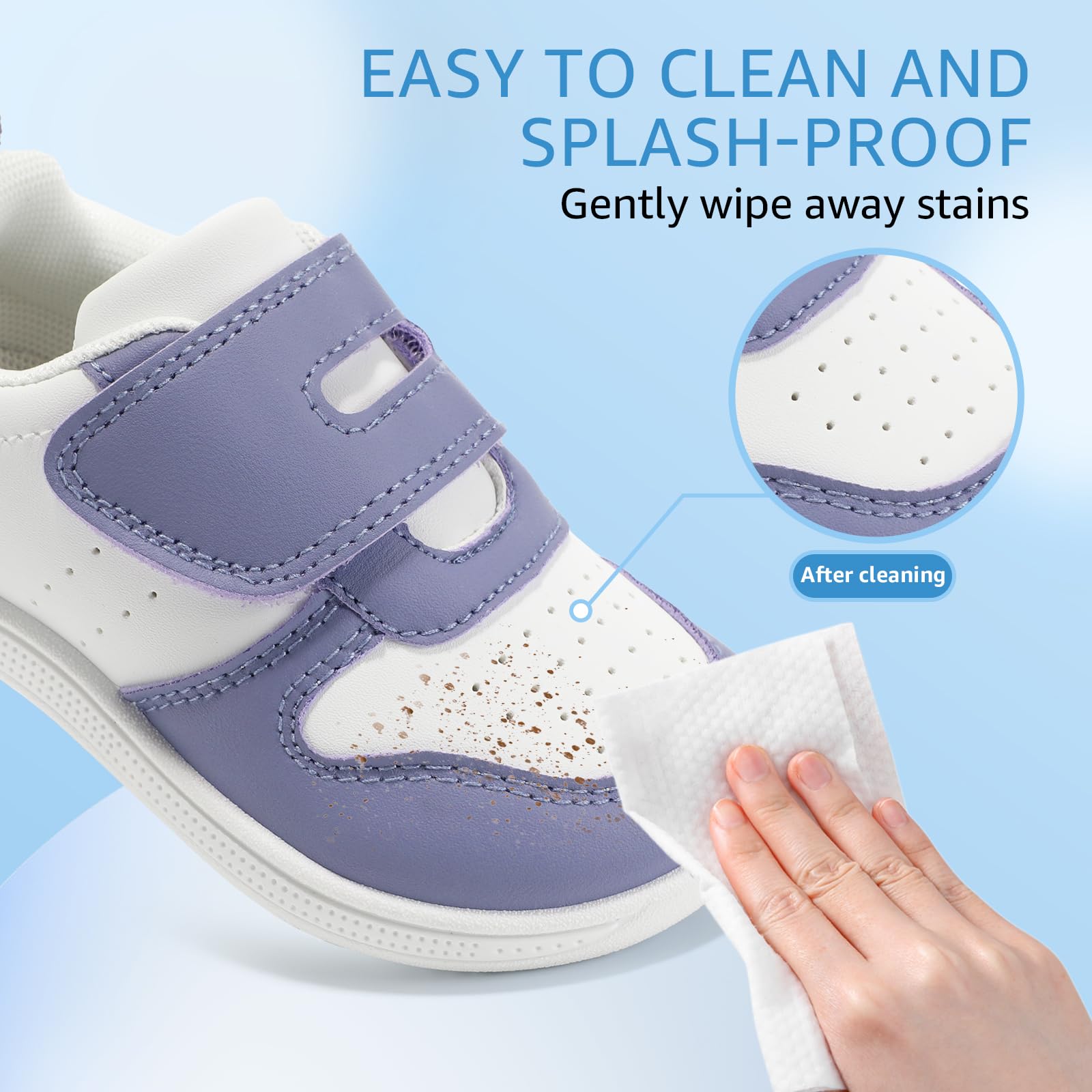 STQ KIDS Barefoot Niños Zapatillas Deportivas Niña Moda Clásicas Calzado Respetuoso Bebe Antideslizante Primeros Pasos Non-Slip Descalzo con Caída Cero al Aire Libre para Mejor Regalo