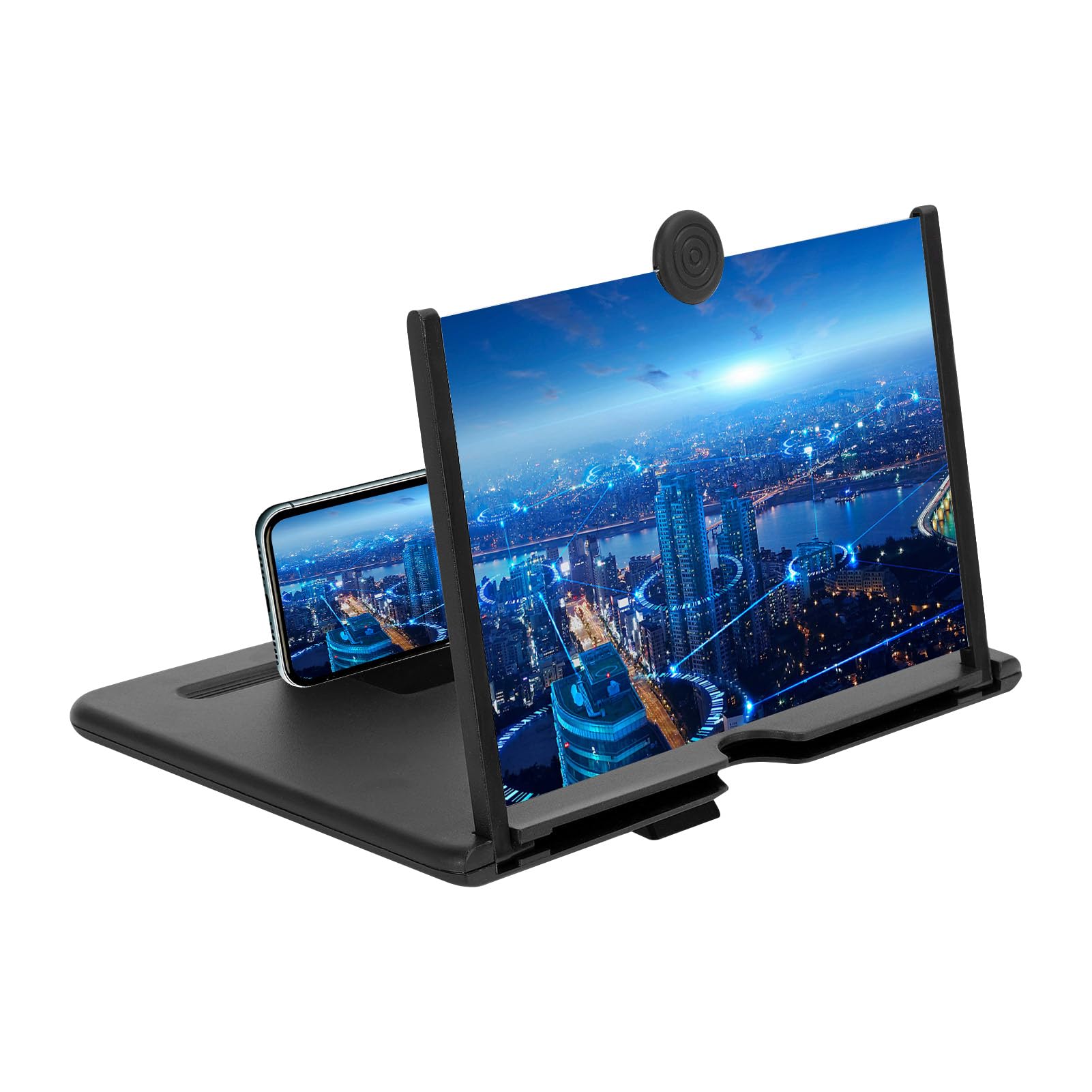 Loupe d'écran de 10" pour smartphone contre la fatigue visuelle - Support pliable de vidéo