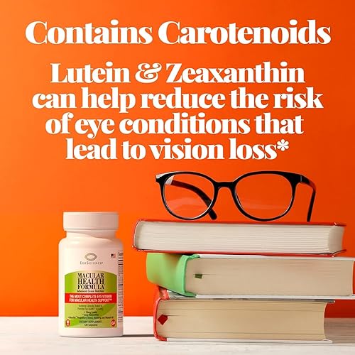Miniatura 6 de EyeScience – Macular Health Formula – 120 Capsules – Complete Nutritional Supplement for Eye Health - Contains Lutein, Zeaxanthin, Vitamin C, D, E &